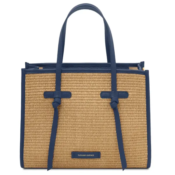 حقيبة كتف Frame Raffia