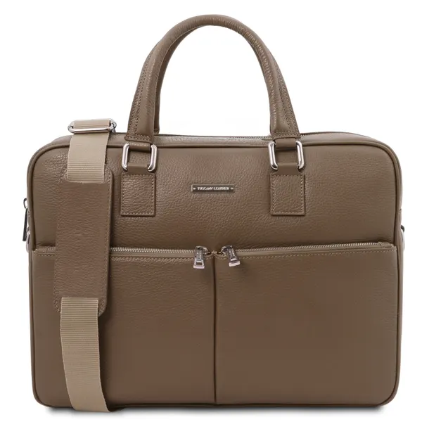 حقيبة مستندات Treviso Leather للكمبيوتر المحمول