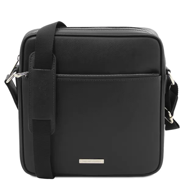 Luke Saffiano leather crossbody bag for men