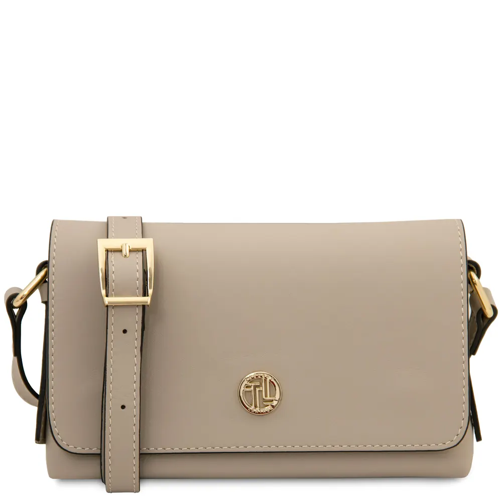 Biscuit Soft leather shoulder bag