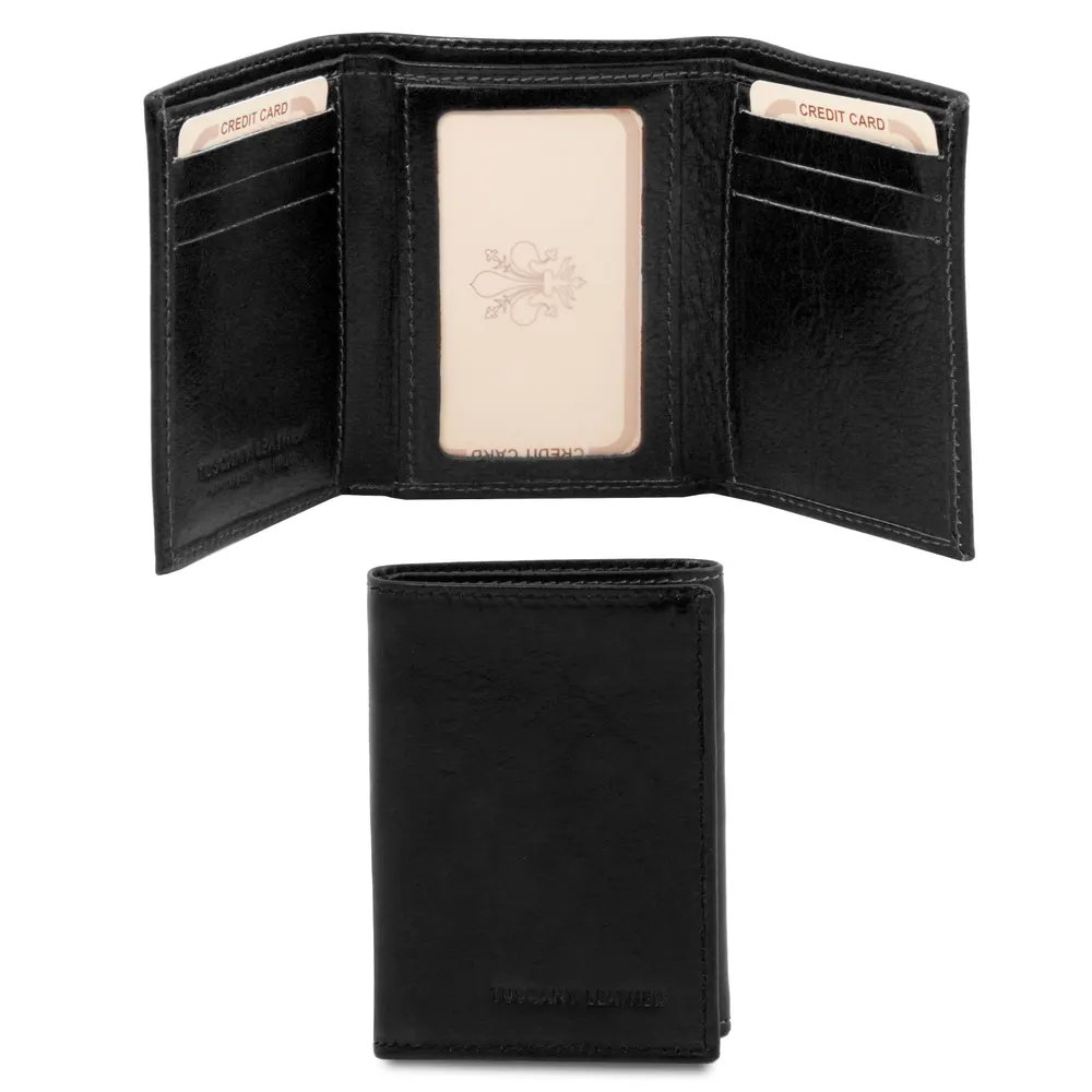 Exclusive 3 fold leather wallet