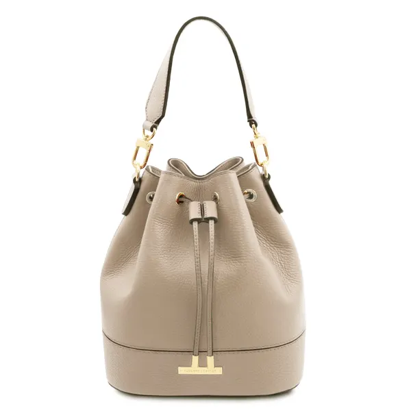 TL Bag حقيبة دلو من الجلد